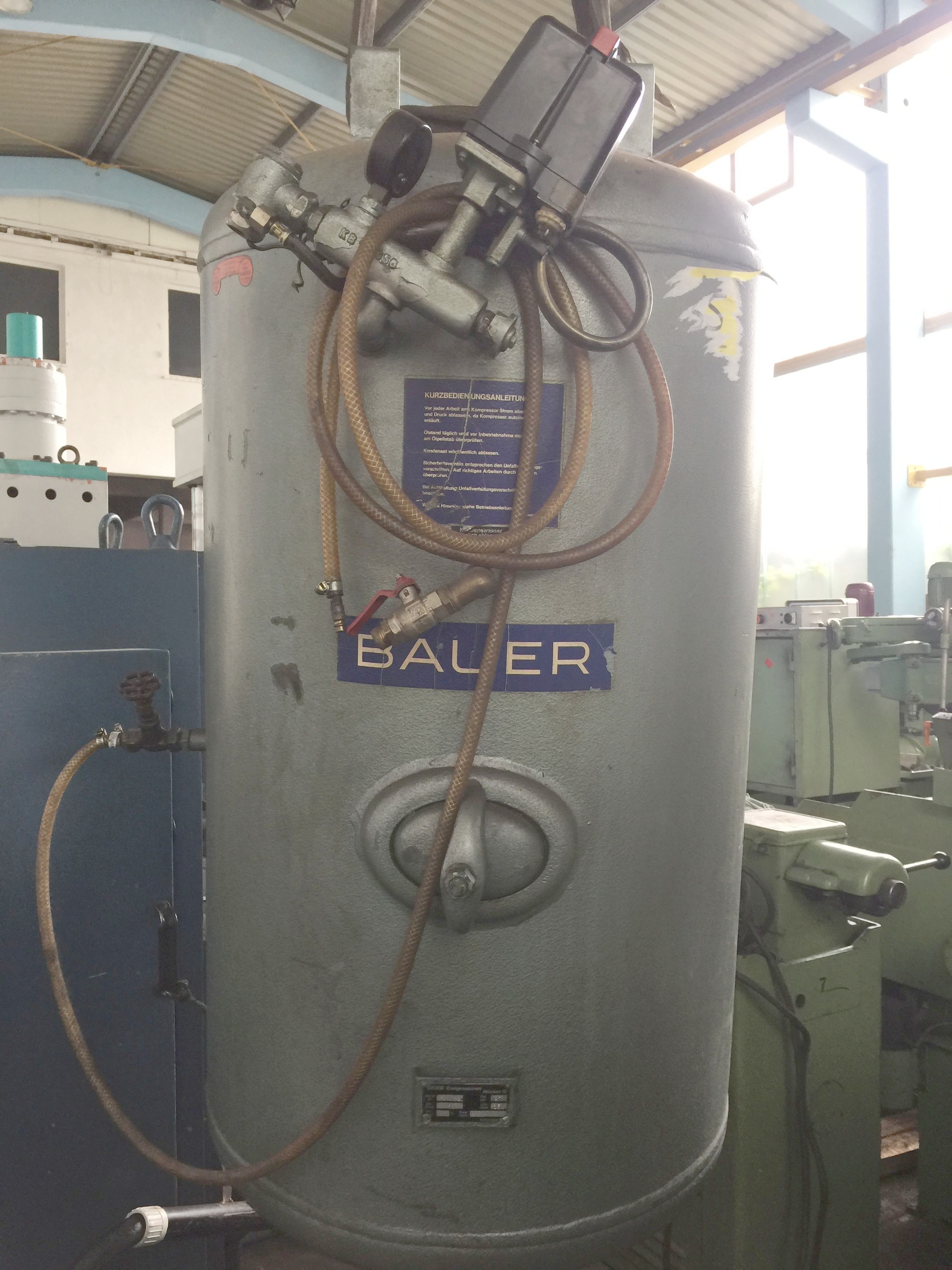 BAUER: Druckluftkessel/Air Boiler  350 L