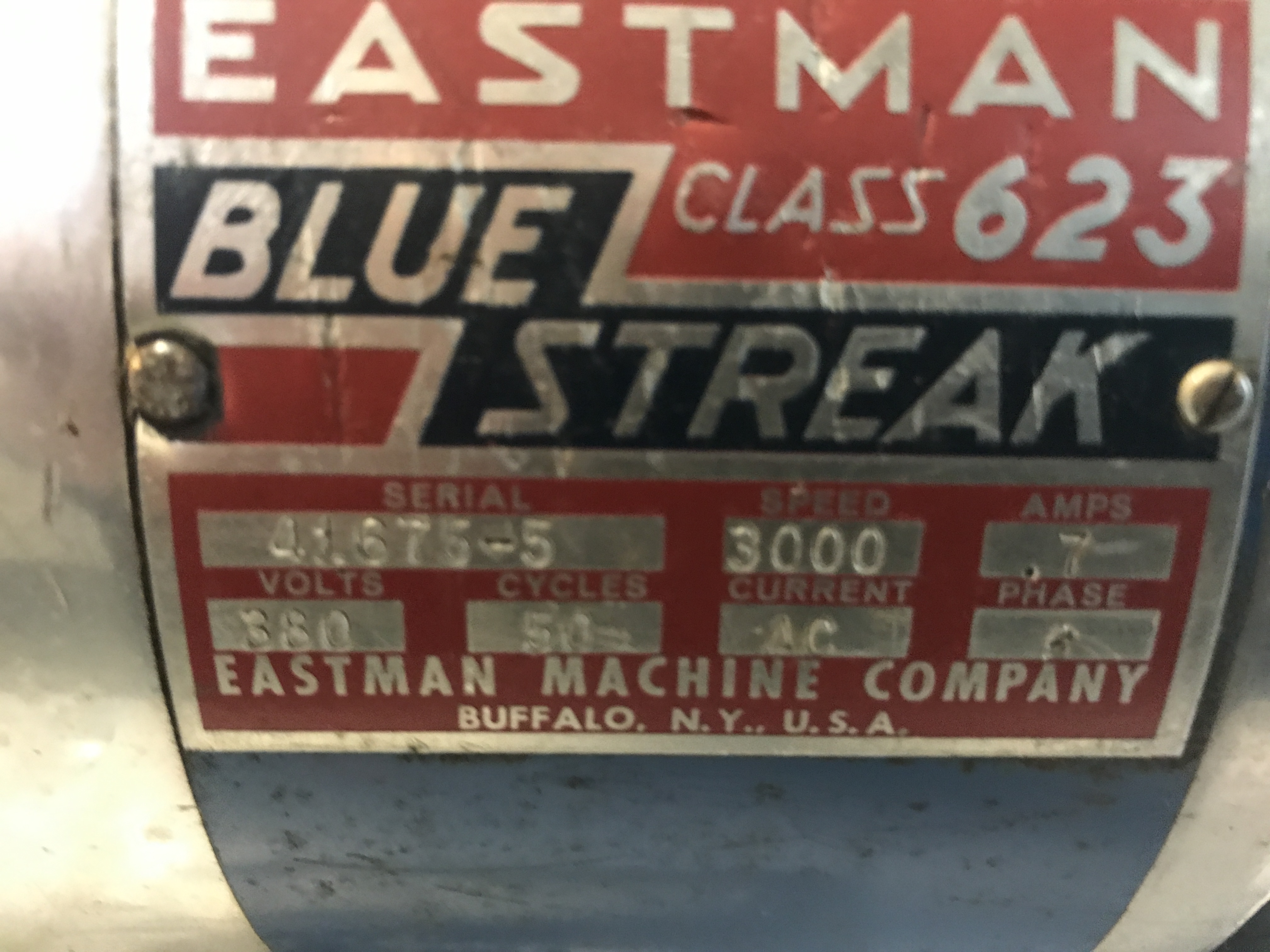 EASTMAN Blue Streak: 623